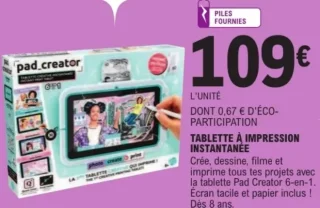 Tablette à impression instantanée Pad Creator