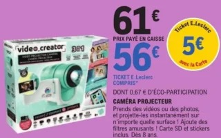 Caméra projecteur Video Creator