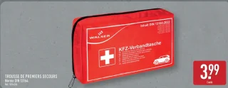 Trousse de premiers secours WALSER Norme DIN 13164