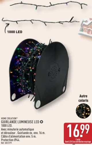 Guirlande lumineuse LED 1000 LED Home Creation