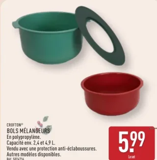Bols mélangeurs Crofton