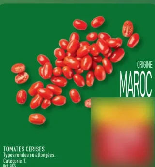 Tomates cerises rondes ou allongées