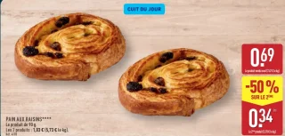Pain aux raisins