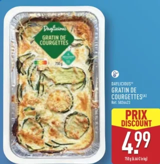 Gratin de courgettes Daylicious
