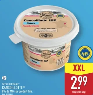 Pays Gourmand Cancoillotte IGP 8% MG format XXL