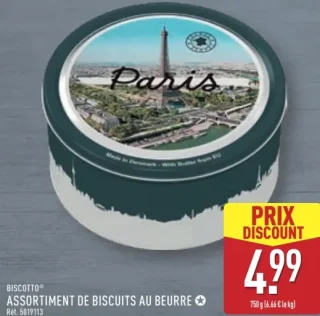 Assortiment de biscuits au beurre Biscotto