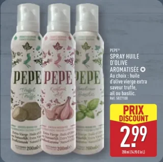 Pepe Spray huile d'olive aromatisée