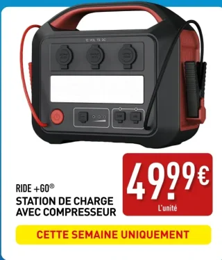 Ride +Go Station de charge avec compresseur