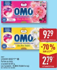OMO Lessive dose Parfum au choix