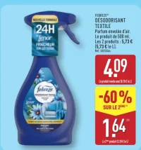 FEBREZE Désodorisant textile Parfum envolée d'air 500 ml