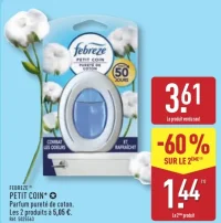 Désodorisant Petit Coin Febreze Parfum pureté de coton