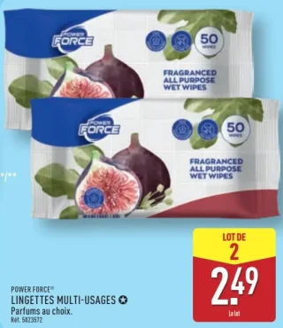 Power Force Lingettes multi-usages