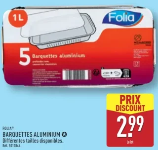 Folia Barquettes aluminium