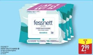 Fess'Nett Papier toilette humide