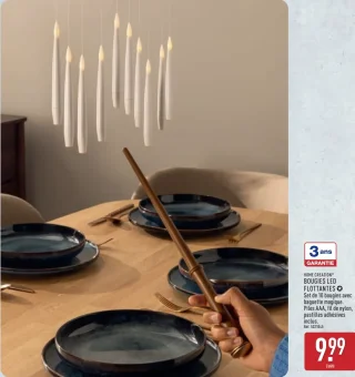 Bougies LED flottantes Home Creation