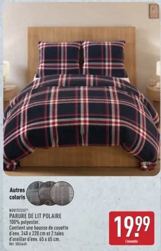 Parure de lit polaire Novitesse
