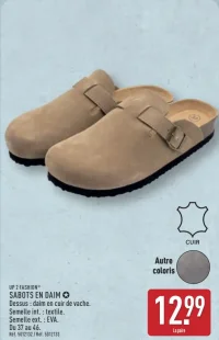 Sabots en daim UP 2 FASHION