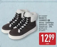Baskets fourrées UP 2 FASHION