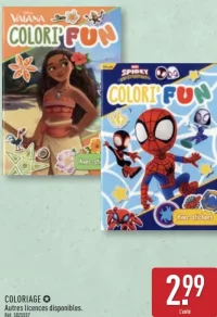 Livre de coloriage Colori'Fun Disney / Spidey