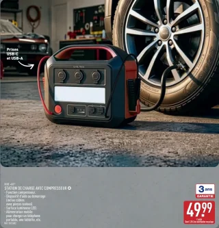 Station de charge avec compresseur Ride +Go