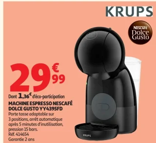 Krups Machine espresso Nescafé Dolce Gusto YY4395FD
