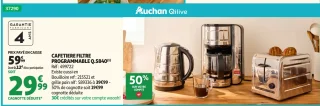 Qilive Cafetière filtre programmable Q.5840