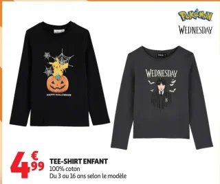 Tee-shirt enfant Pokémon / Wednesday
