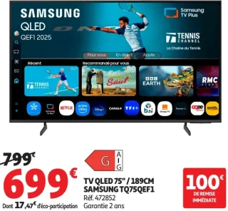TV QLED 75" / 189cm Samsung TQ75QEF1