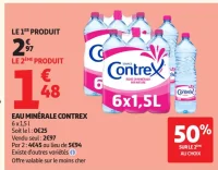 Eau minérale Contrex