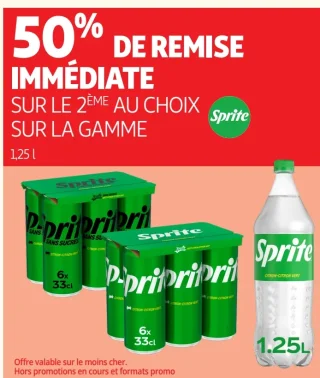 Soda Sprite sans sucres