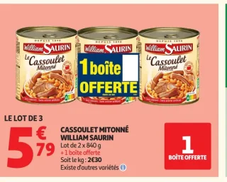 CASSOULET MITONNÉ WILLIAM SAURIN