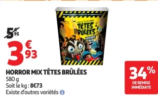 Horror Mix Têtes Brûlées