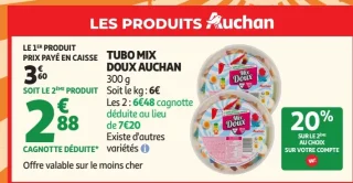 Tubo Mix Doux Auchan