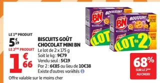 Biscuits goût chocolat mini BN