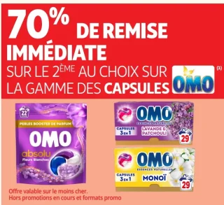 Capsules de lessive Omo