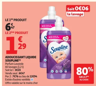 Adoucissant liquide Soupline