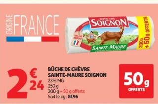 Bûche de chèvre Sainte-Maure Soignon