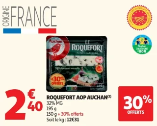 ROQUEFORT AOP AUCHAN