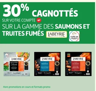 Saumons et truites fumés Labeyrie