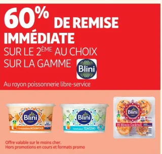 Gamme produits traiteur de la mer Blini