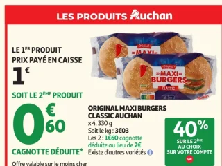 Original Maxi Burgers Classic Auchan