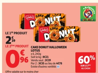 Cake Donut Halloween Lotus