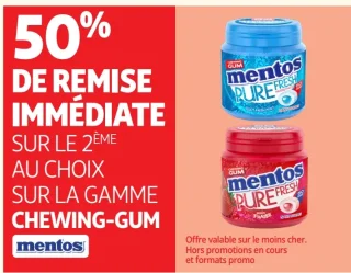 Chewing-gums Mentos