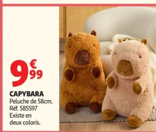 Peluche Capybara 58cm One Two Fun