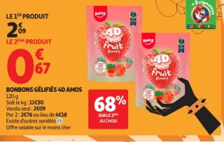 Bonbons gélifiés 4D Amos
