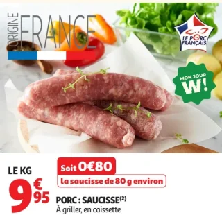 PORC : SAUCISSE