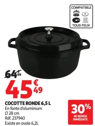 Cocotte ronde 6,5 L