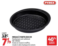 Moule à tarte Ø 25 cm Pyrex