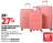 Promo Valise rigide Murano Trunk Rose Gold 55 cm