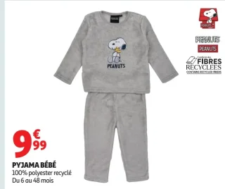 Pyjama bébé Peanuts